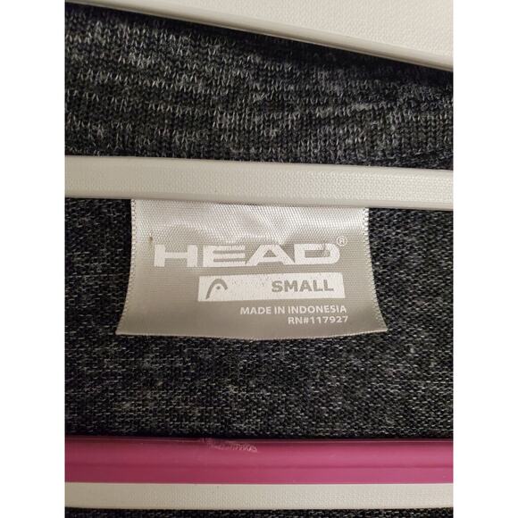 Women's HEAD Lightweight Breathable Gray 1/4 Zip Hoodie with Pockets Size Small - Picture 10 of 11